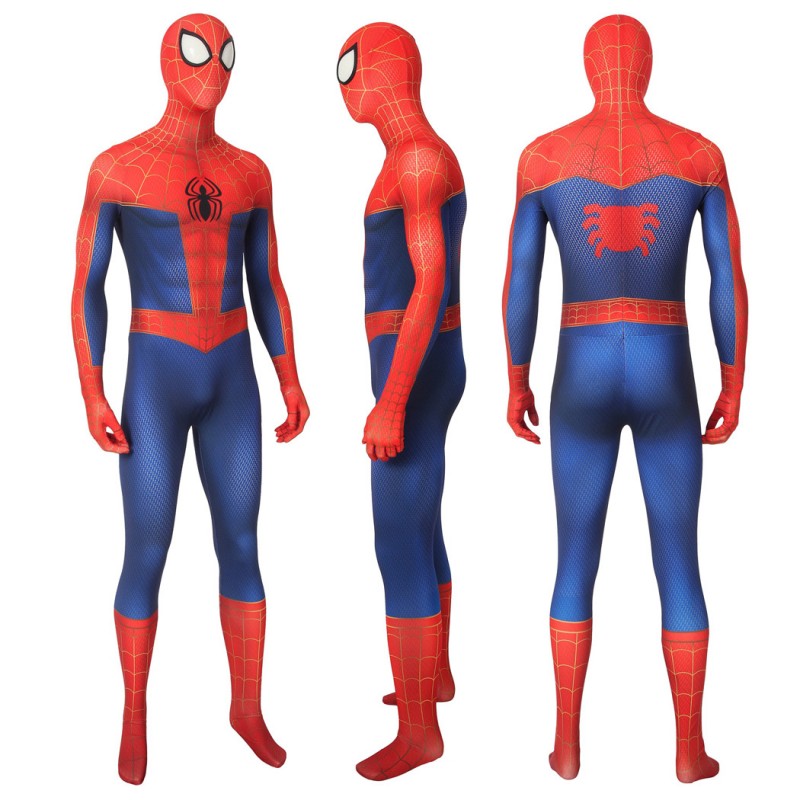 Peter Parker Jumpsuit Spider-Man Into the Spider-Verse Cosplay Suit