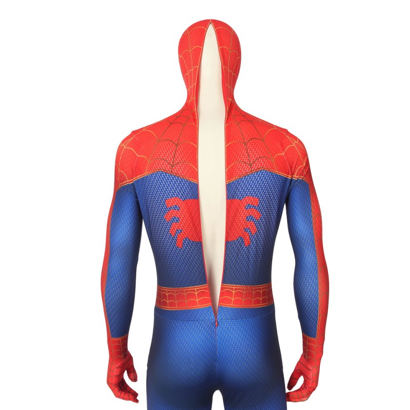 Peter Parker Jumpsuit Spider-Man Into the Spider-Verse Cosplay Suit