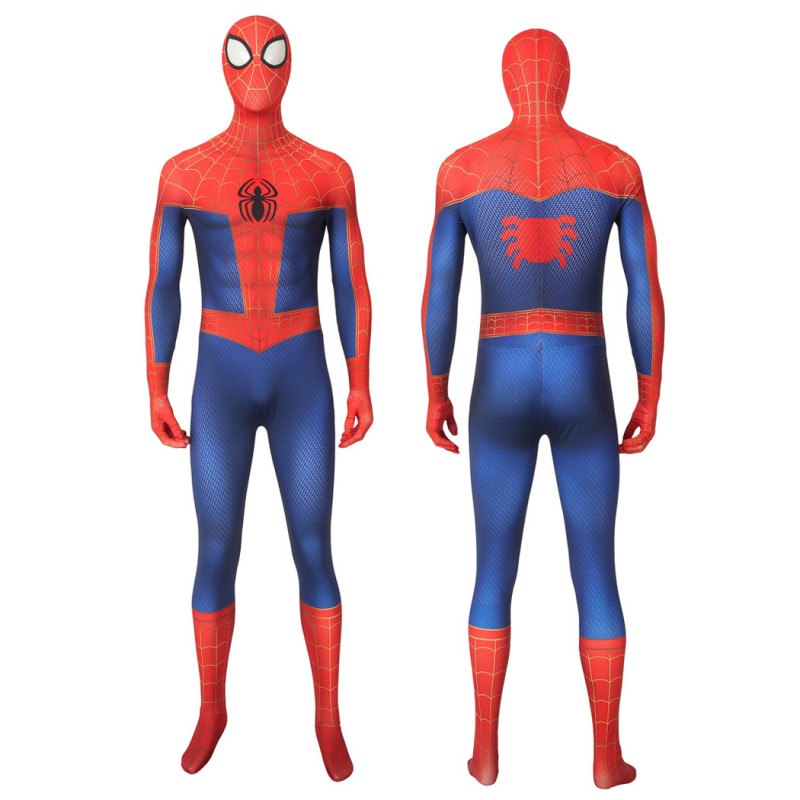 Peter Parker Jumpsuit Spider-Man Into the Spider-Verse Cosplay Suit