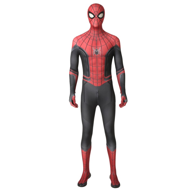 Spider-Man Far From Home Peter Parker Cosplay Costume Printed Bodysuit Superhero Suit for Adult