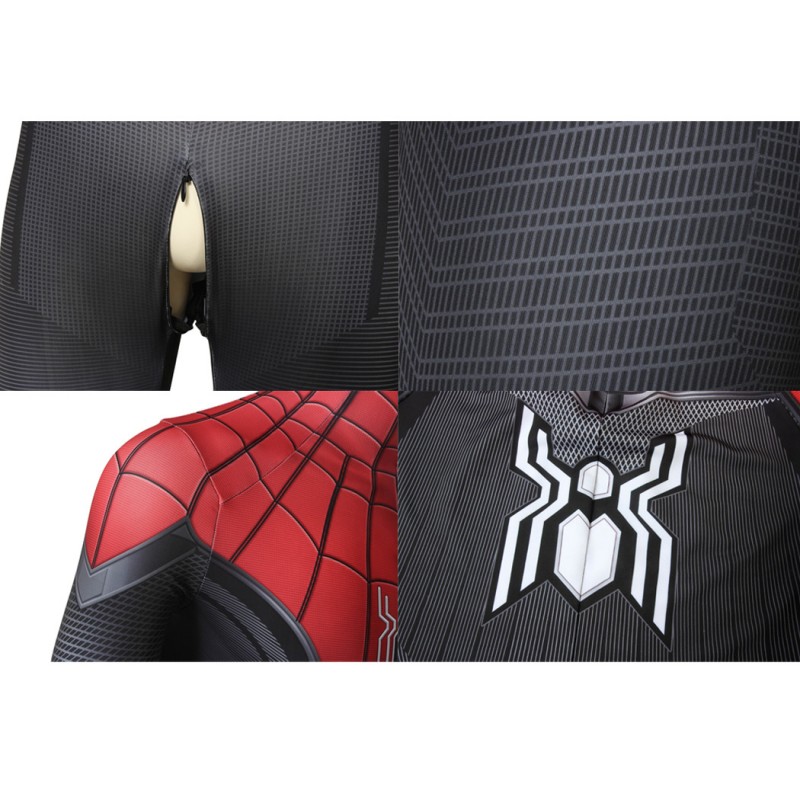 Spider-Man Far From Home Peter Parker Cosplay Costume Printed Bodysuit Superhero Suit for Adult