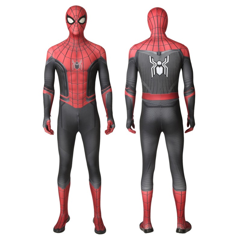 Spider-Man Far From Home Peter Parker Cosplay Costume Printed Bodysuit Superhero Suit for Adult