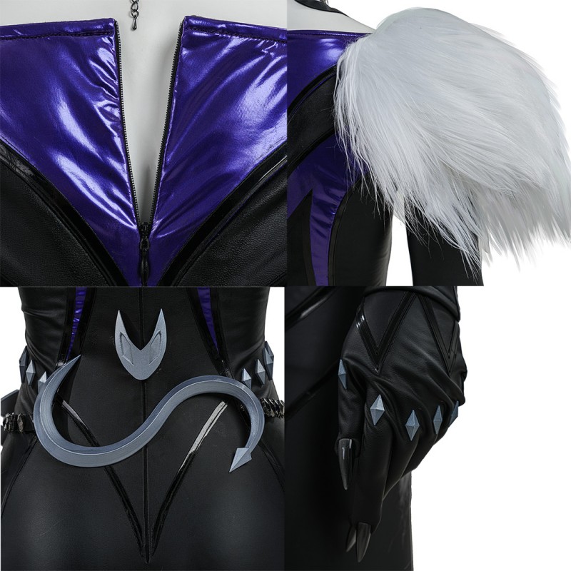 Marvel Rivals Black Cat Cosplay Costume Felicia Hardy Suit for Women