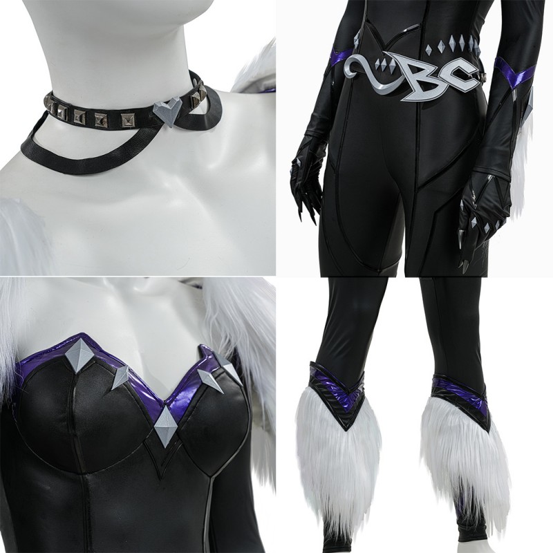 Marvel Rivals Black Cat Cosplay Costume Felicia Hardy Suit for Women