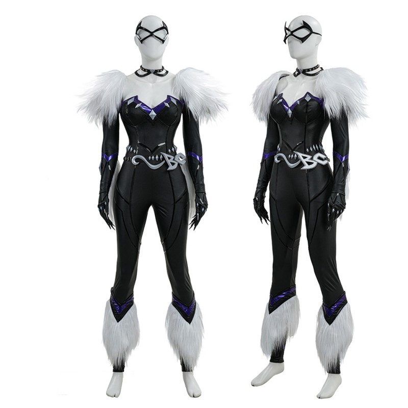 Marvel Rivals Black Cat Cosplay Costume Felicia Hardy Suit for Women