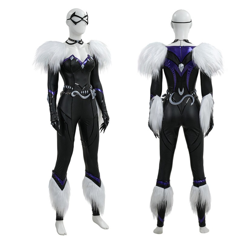 Marvel Rivals Black Cat Cosplay Costume Felicia Hardy Suit for Women