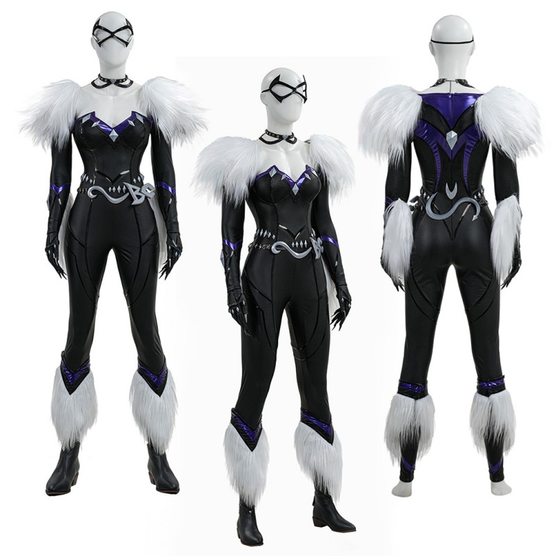 Marvel Rivals Black Cat Cosplay Costume Felicia Hardy Suit for Women