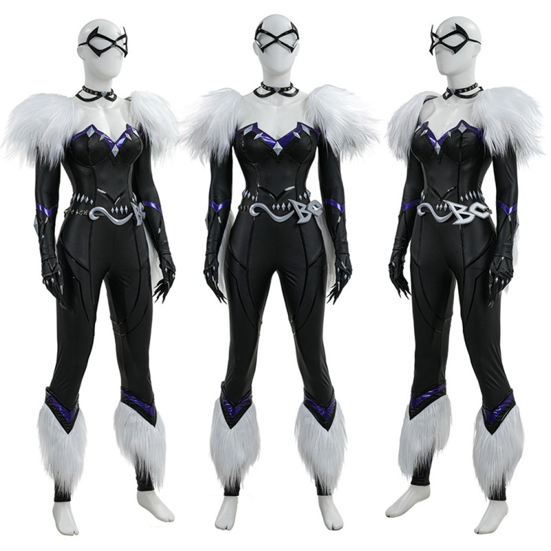 Marvel Rivals Black Cat Cosplay Costume Felicia Hardy Suit for Women