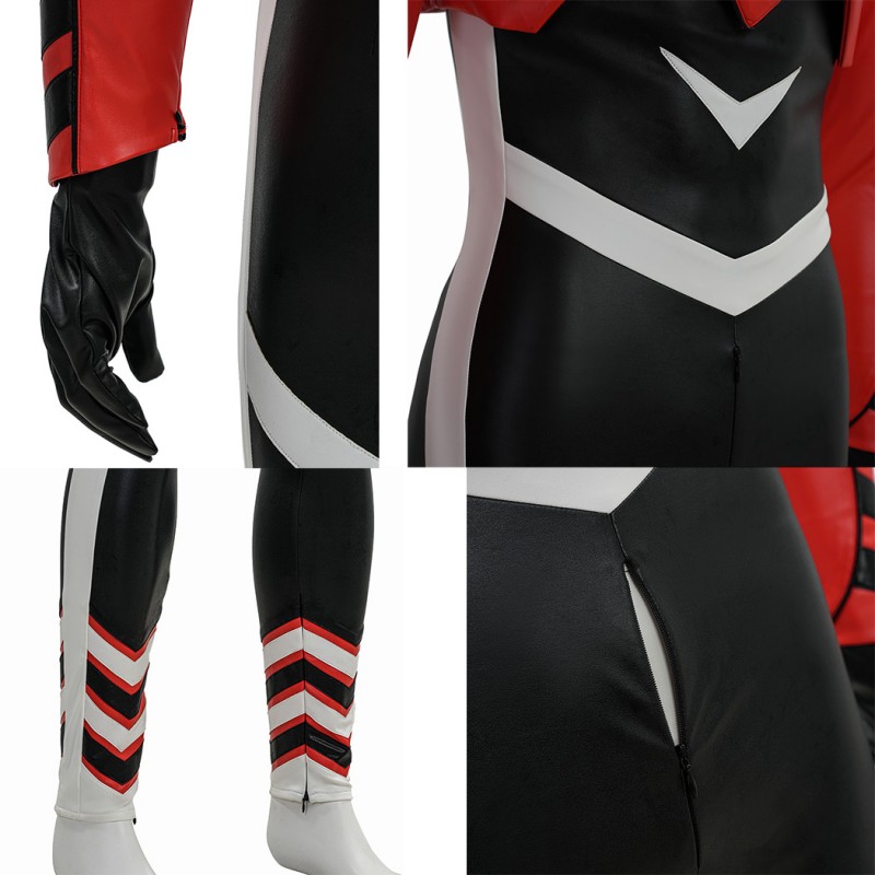 Absolute Lightning Costume Superhero Cosplay Suit Barry Allen Halloween Outfit