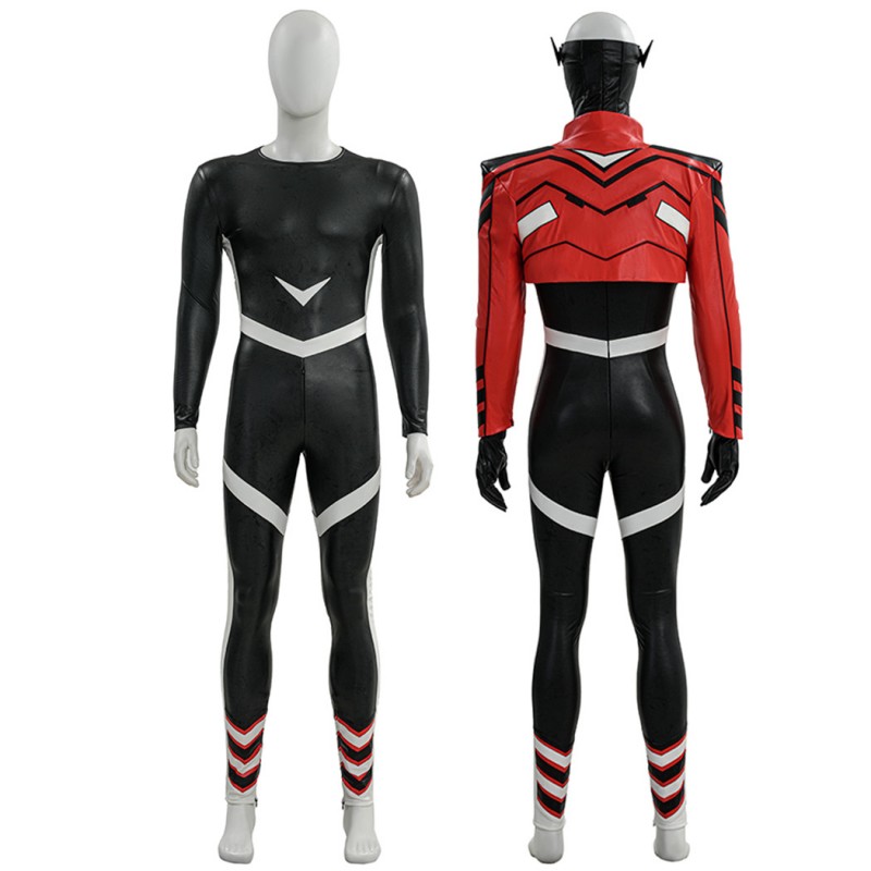 Absolute Lightning Costume Superhero Cosplay Suit Barry Allen Halloween Outfit