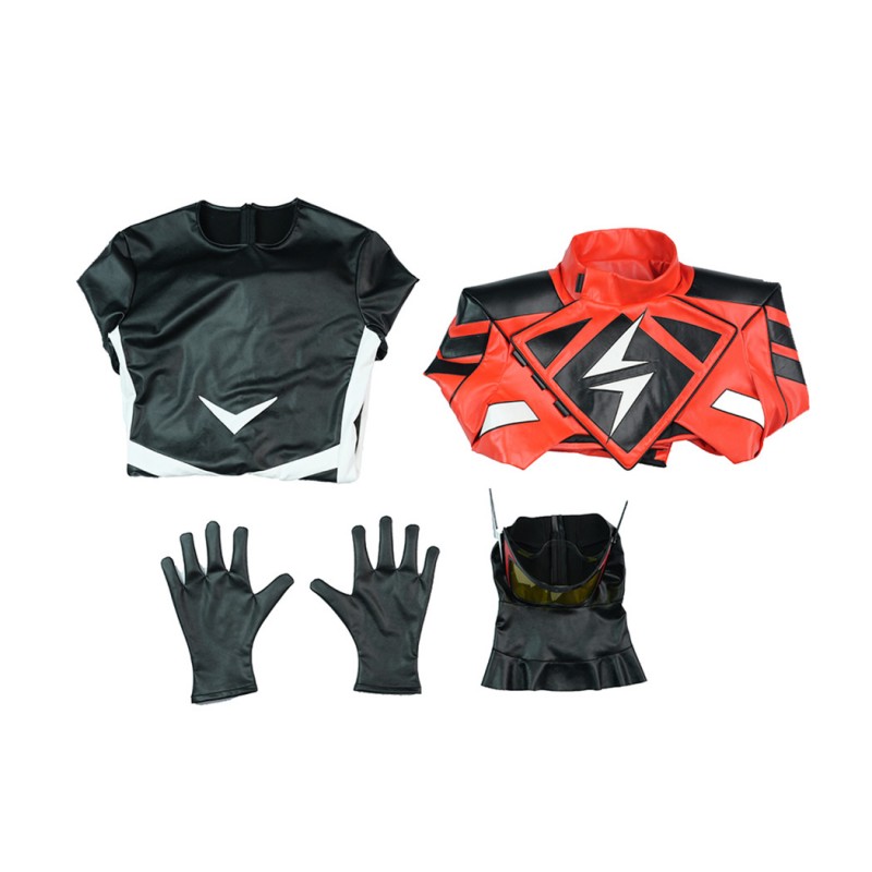 Absolute Lightning Costume Superhero Cosplay Suit Barry Allen Halloween Outfit