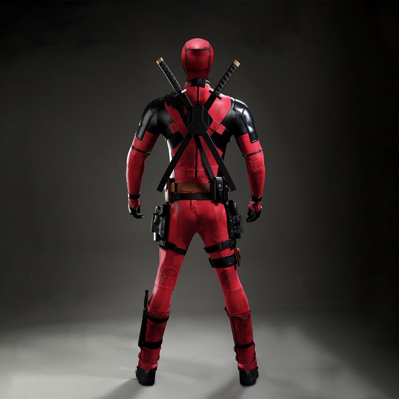 Deadpool 2 Wade Wilson Cosplay Costume Superhero Suit Upgraded Version