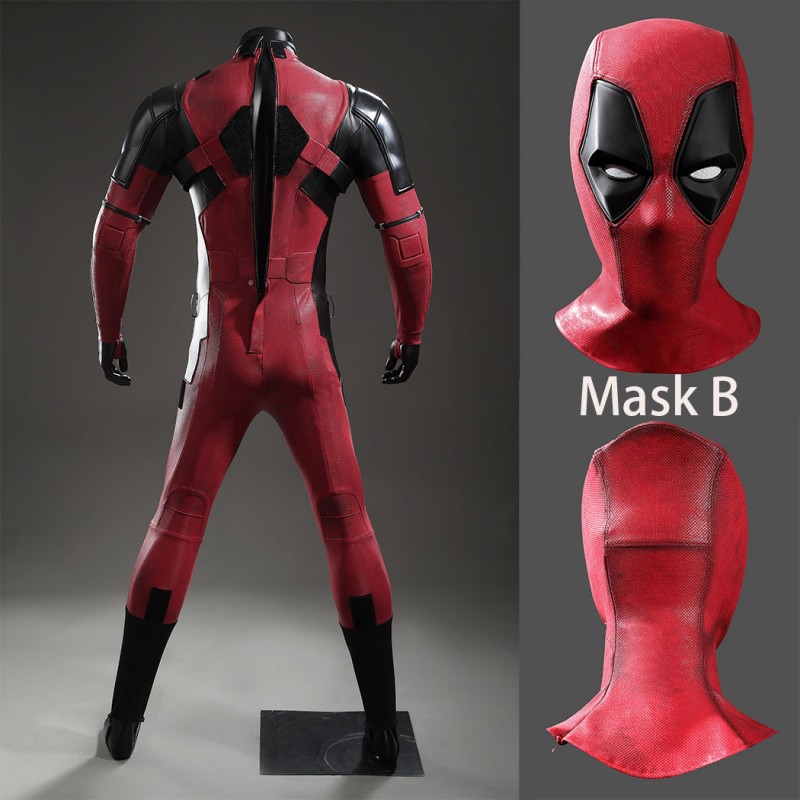 Deadpool 2 Wade Wilson Cosplay Costume Superhero Suit Upgraded Version
