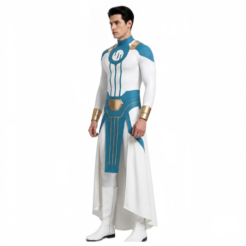 Invincible Viltrumite Emperor Cosplay Costume Mark Grayson Jumpsuit Printed Suit
