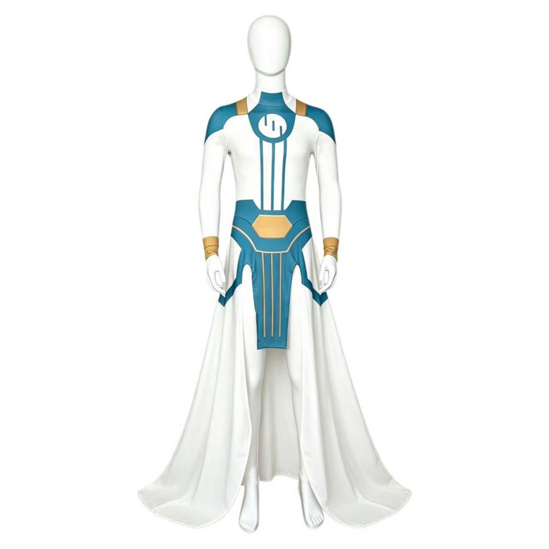 Invincible Viltrumite Emperor Cosplay Costume Mark Grayson Jumpsuit Printed Suit