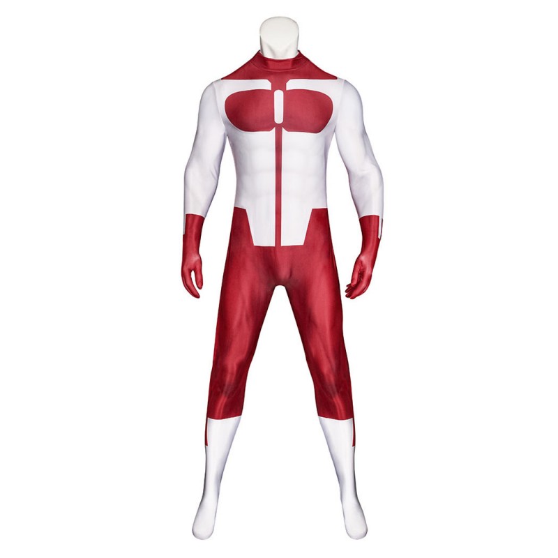 Invincible Omni-Man Grayson Costume Nolan Grayson Printed Jumpsuit Outfit for Men