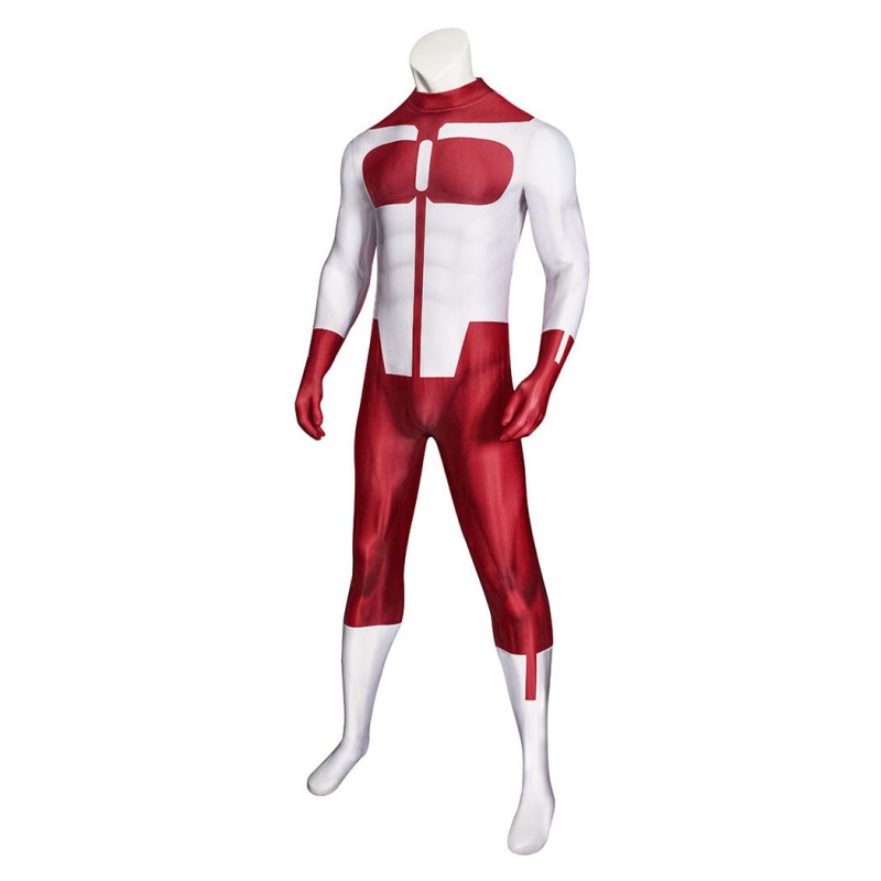 Invincible Omni-Man Grayson Costume Nolan Grayson Printed Jumpsuit Outfit for Men