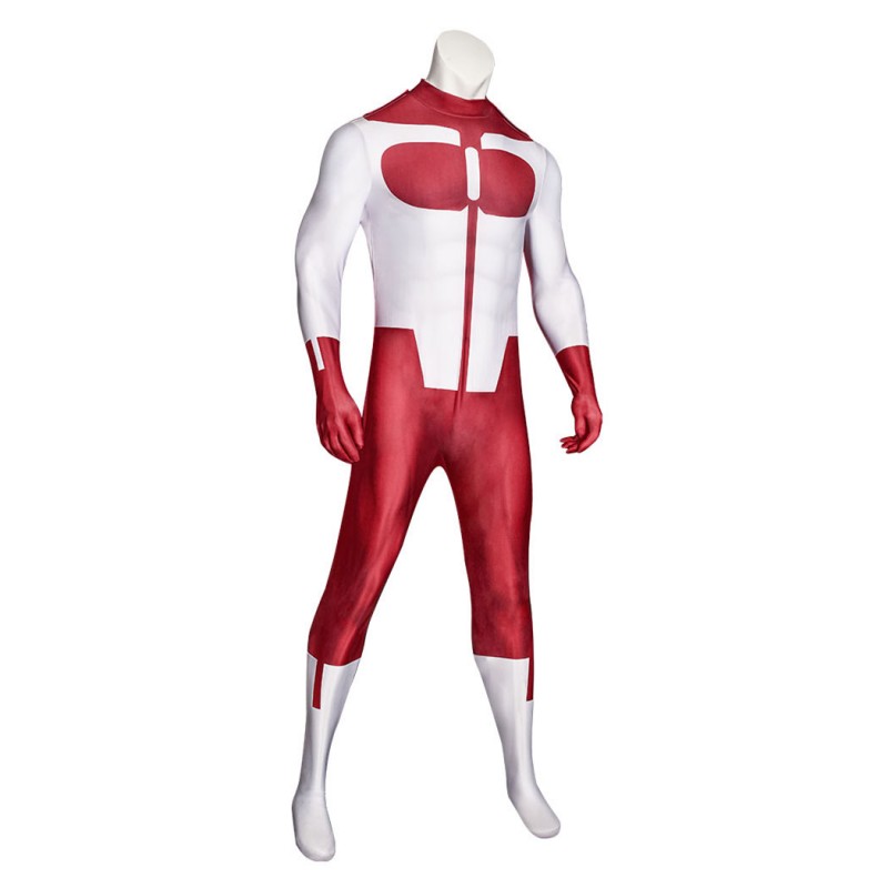 Invincible Omni-Man Grayson Costume Nolan Grayson Printed Jumpsuit Outfit for Men