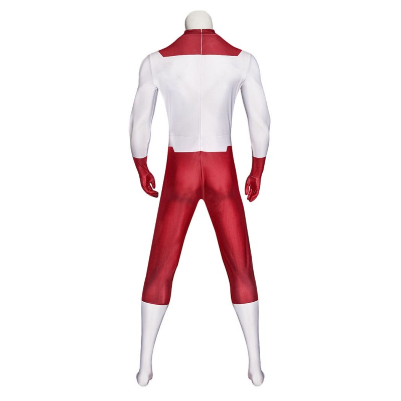 Invincible Omni-Man Grayson Costume Nolan Grayson Printed Jumpsuit Outfit for Men