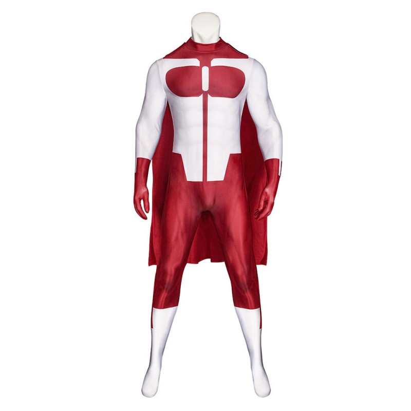 Invincible Omni-Man Grayson Costume Nolan Grayson Printed Jumpsuit Outfit for Men