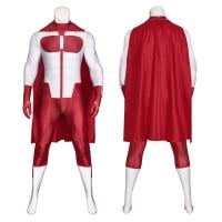 Invincible Omni-Man Grayson Costume Nolan Grayson Printed Jumpsuit Outfit for Men