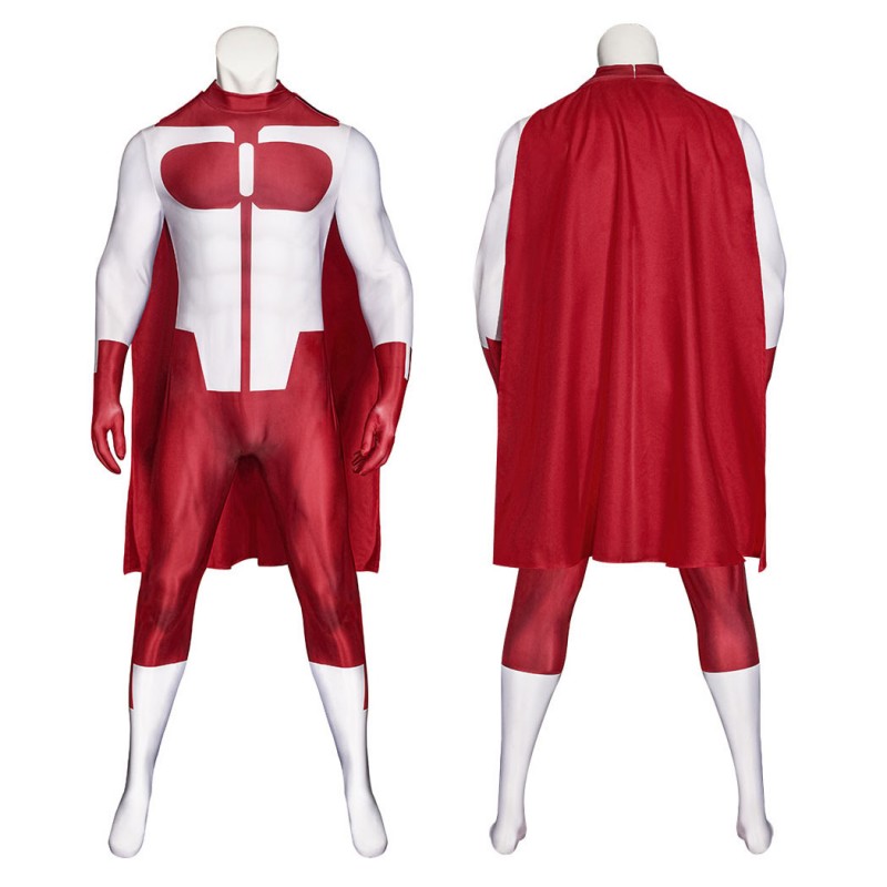 Invincible Omni-Man Grayson Costume Nolan Grayson Printed Jumpsuit Outfit for Men