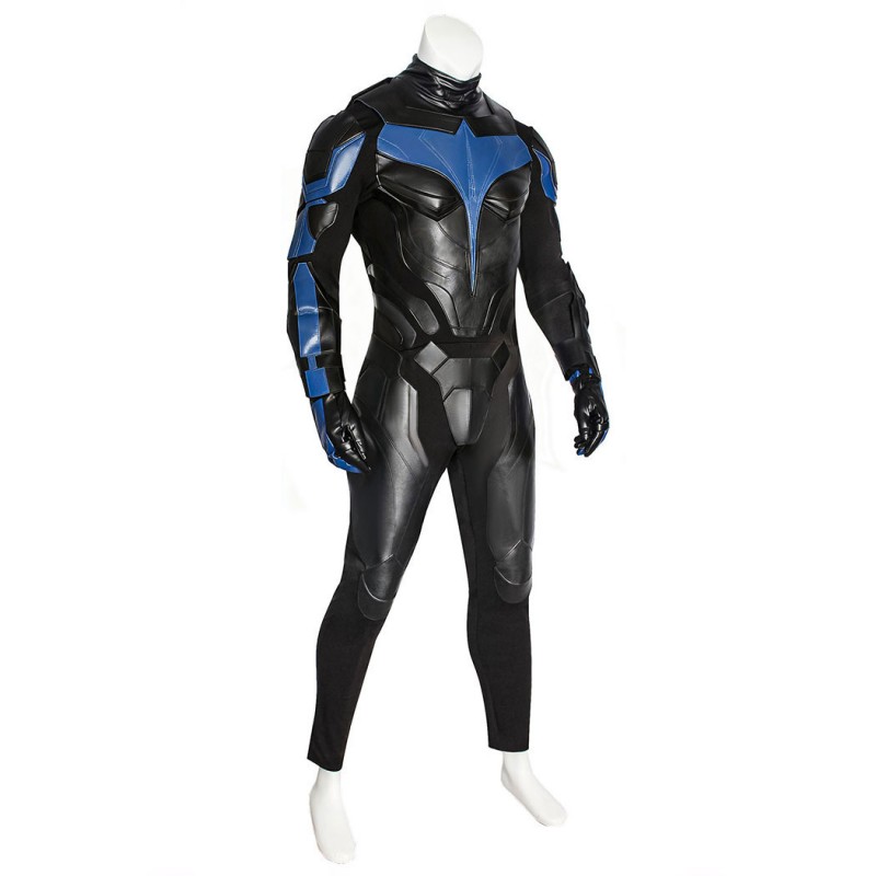 Nightwing Dick Grayson Cosplay Costume Titans Season 1 Suit Superhero Halloween Outfit