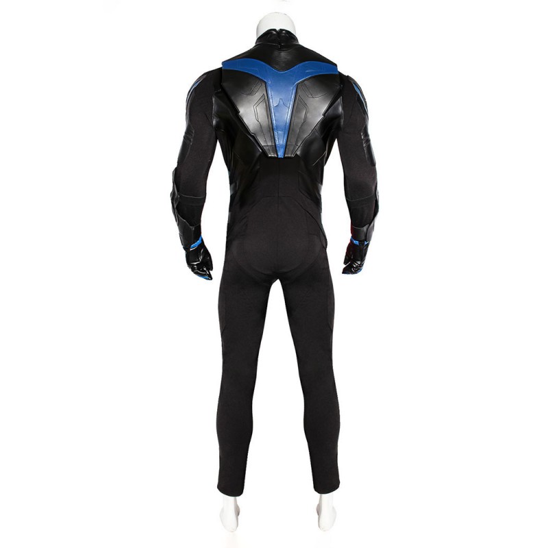 Nightwing Dick Grayson Cosplay Costume Titans Season 1 Suit Superhero Halloween Outfit