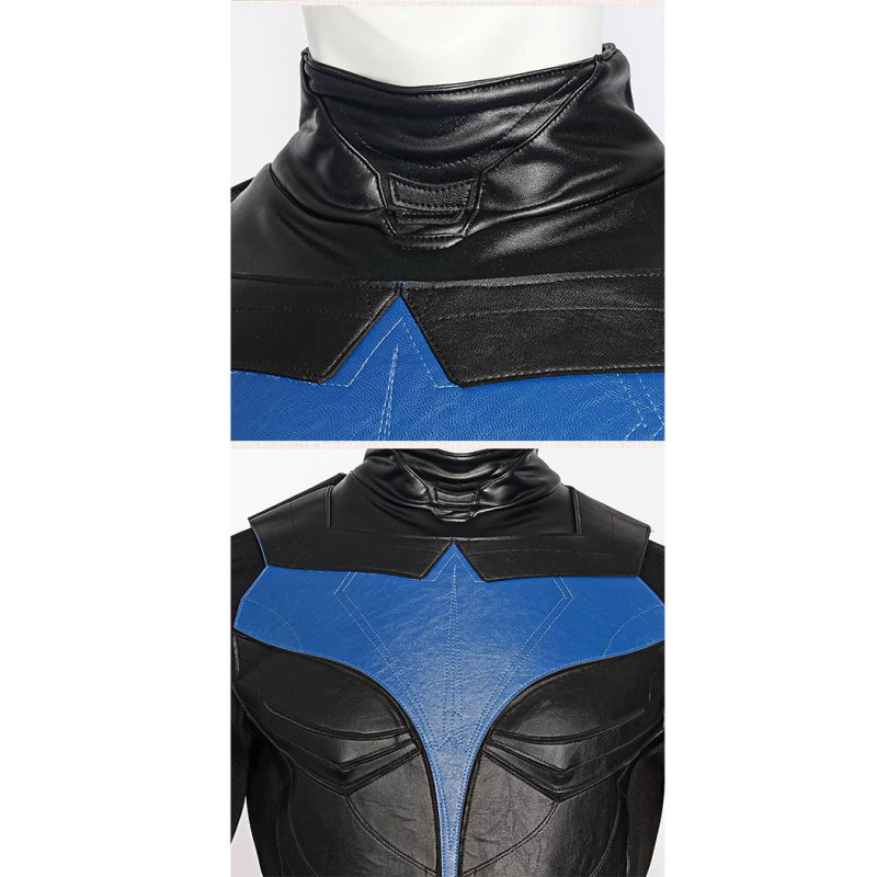 Nightwing Dick Grayson Cosplay Costume Titans Season 1 Suit Superhero Halloween Outfit