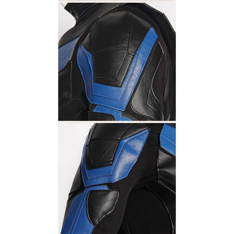 Nightwing Dick Grayson Cosplay Costume Titans Season 1 Suit Superhero Halloween Outfit