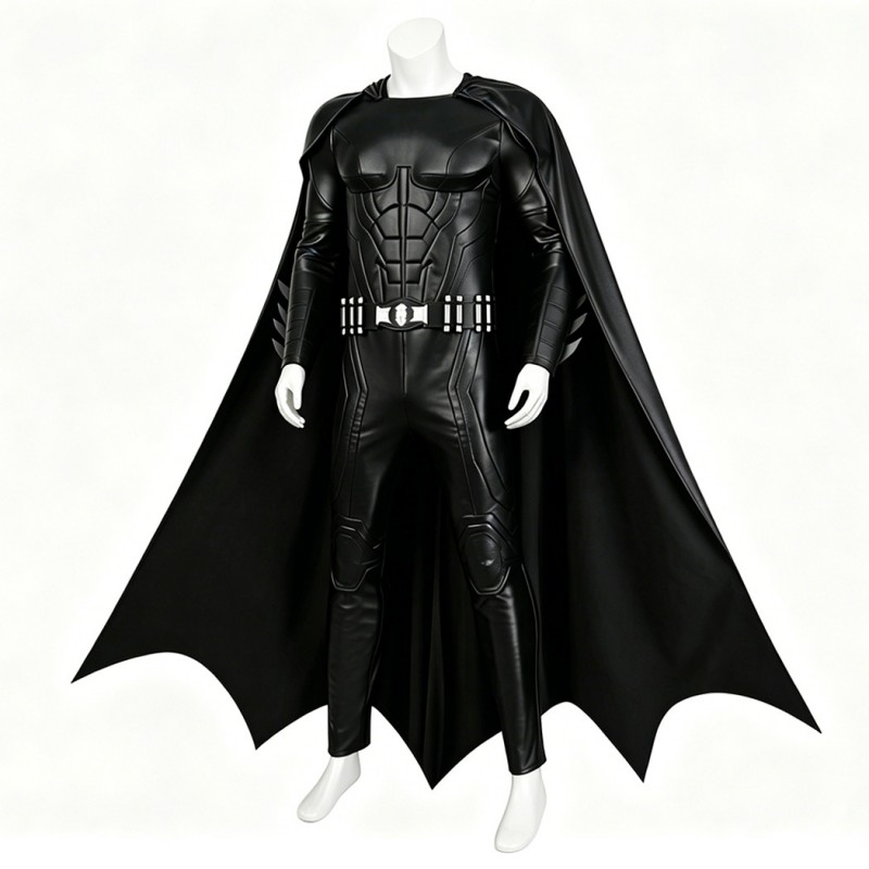 Michael Keaton Black Suit TF Barry Allen Movie Cosplay Costumes