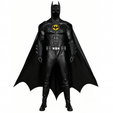 Michael Keaton Black Suit TF Barry Allen Movie Cosplay Costumes