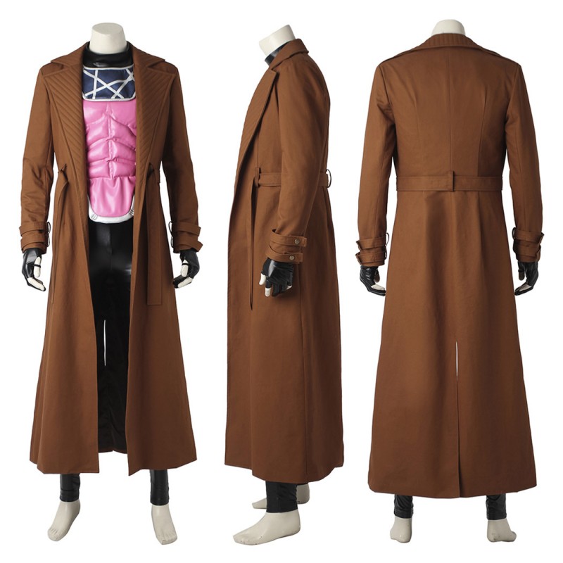 Gambit X-Men Costume Remy Etienne Lebeau Halloween Cosplay Suit