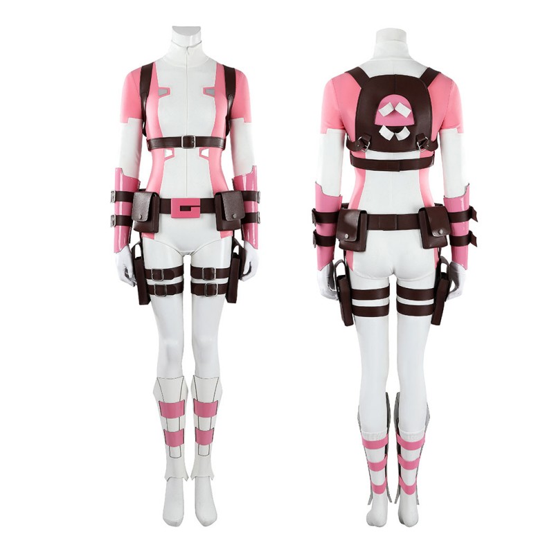 Gwenpool Cosplay Costume Gwen Stacy Halloween Outfit Women Suit