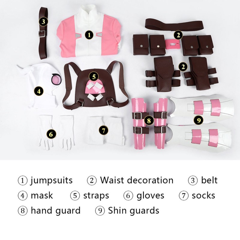 Gwenpool Cosplay Costume Gwen Stacy Halloween Outfit Women Suit