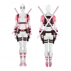 Gwenpool Costume Gwen Stacy Halloween Outfit Women Cosplay Suit