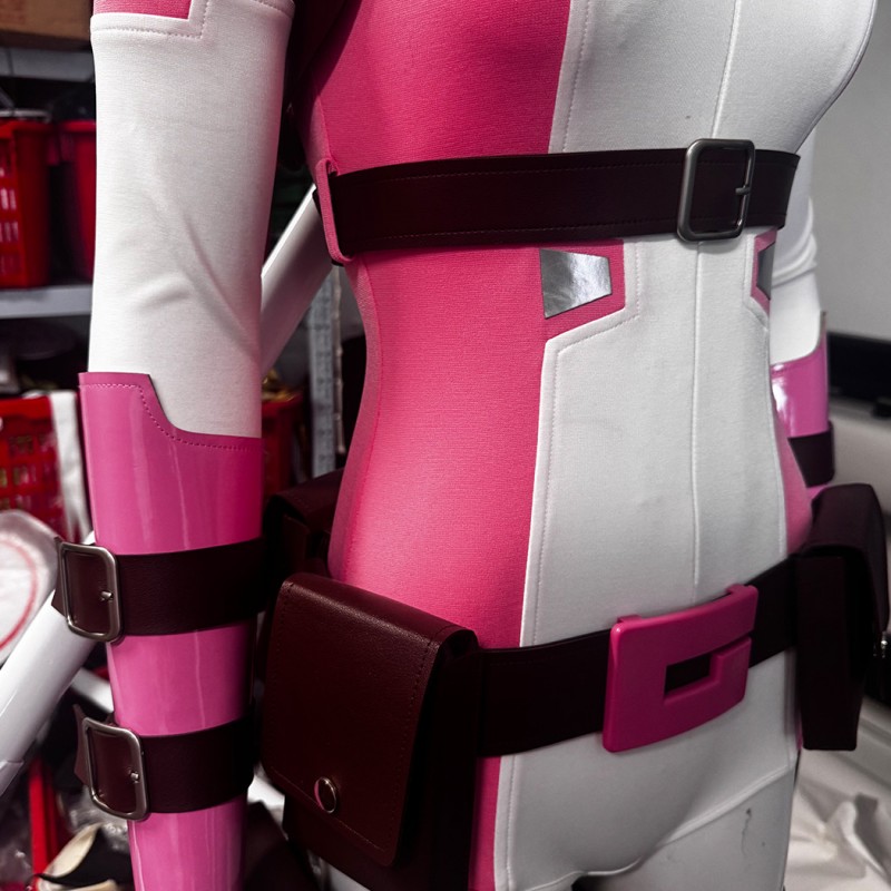 Gwenpool Cosplay Costume Gwen Stacy Halloween Outfit Women Suit