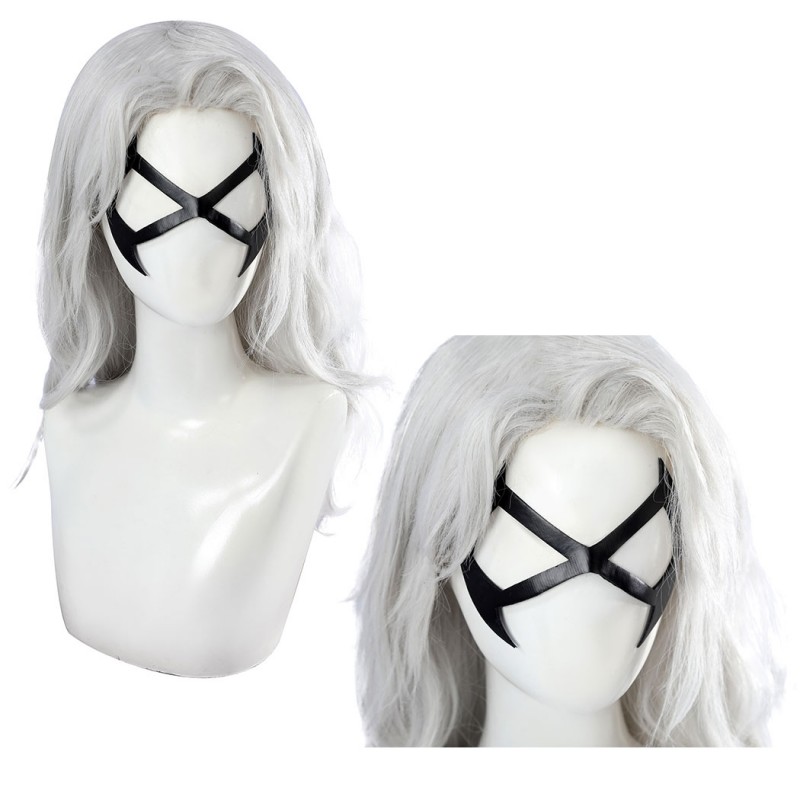 Marvel Rivals Black Cat Cosplay Costume Felicia Hardy Printed Jumpsuit Halloween Outfit for Women