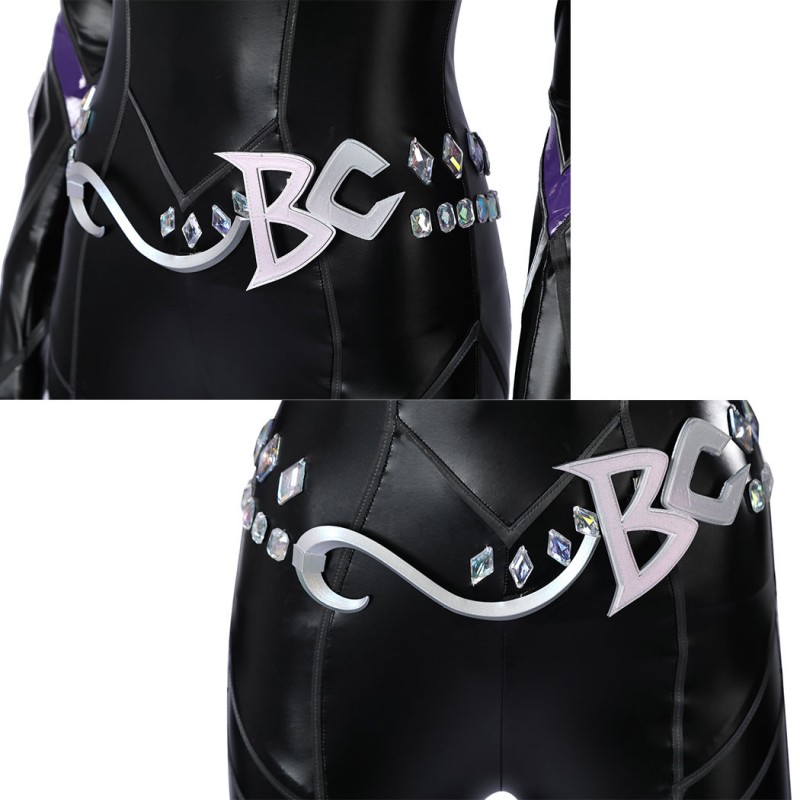 Marvel Rivals Black Cat Cosplay Costume Felicia Hardy Printed Jumpsuit Halloween Outfit for Women