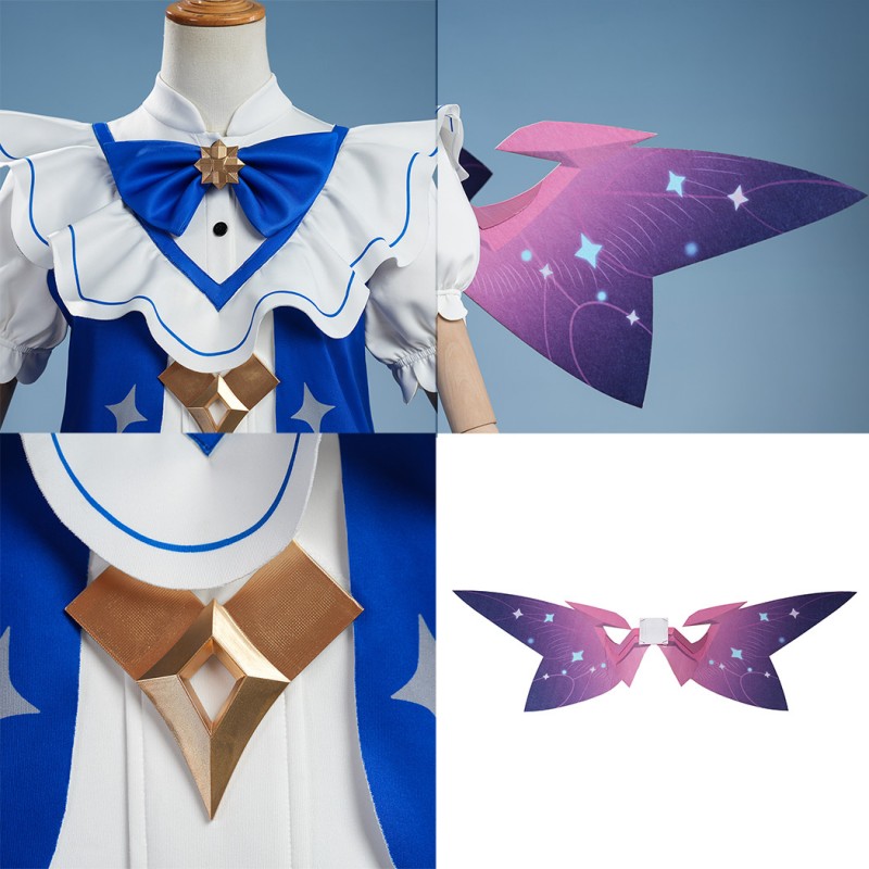 Roco Kingdom Freya Cosplay Costume Women Outfit Halloween Carnival Suit