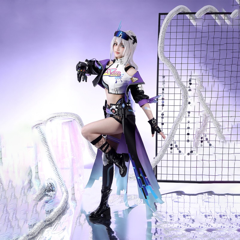 Honkai Star Rail Silver Wolf Cosplay Costume LV.999 Women’s Battle Suit Halloween Outfit