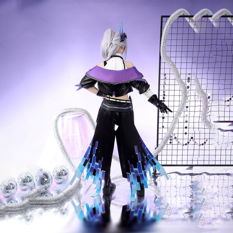Honkai Star Rail Silver Wolf Cosplay Costume LV.999 Women’s Battle Suit Halloween Outfit