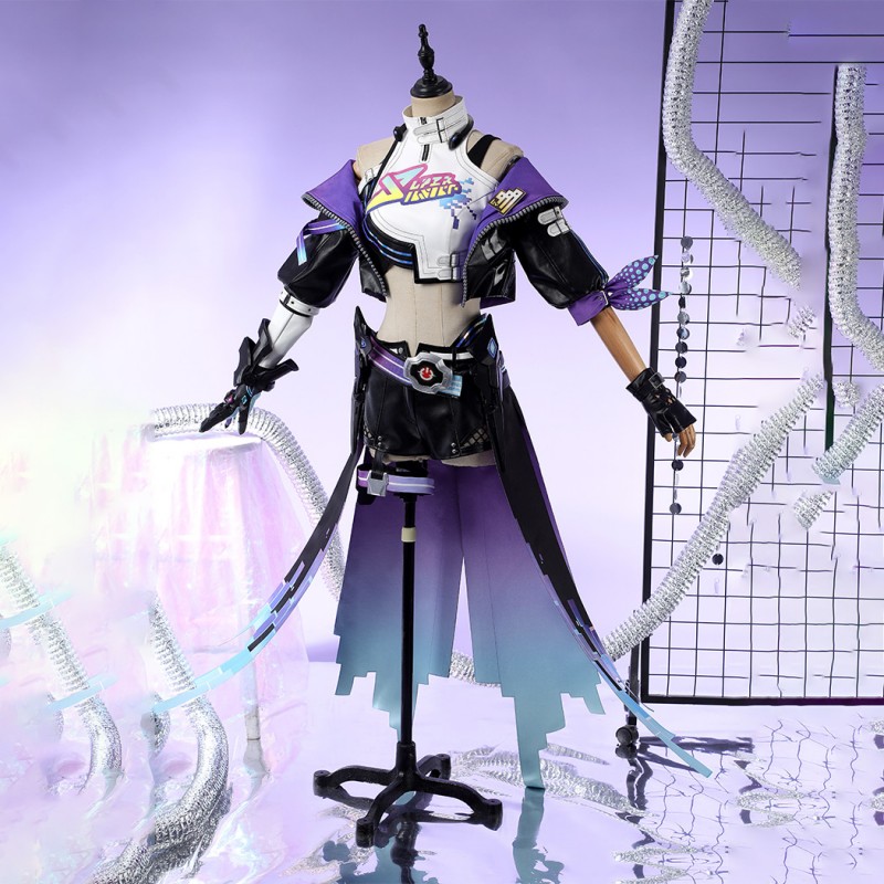 Honkai Star Rail Silver Wolf Cosplay Costume LV.999 Women’s Battle Suit Halloween Outfit