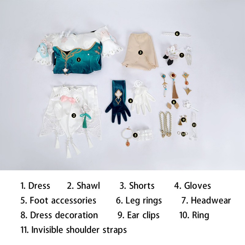 Ruan Mei Cosplay Costume Honkai Star Rail Women Full Set Game Outfit