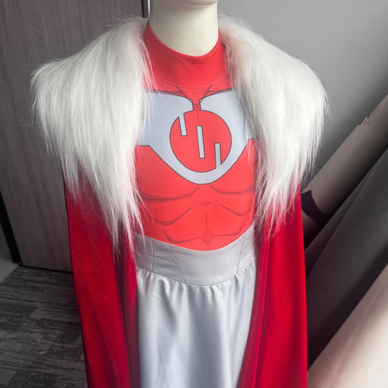 Kids Invincible Thragg Jumpsuit Cosplay Costume Printed Suit