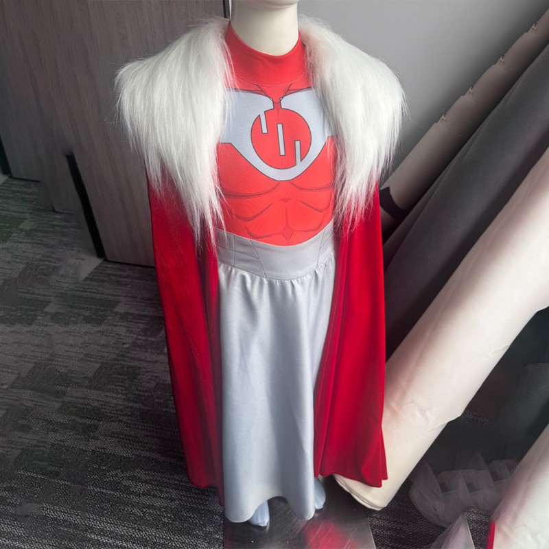 Kids Invincible Thragg Cosplay Costume Printed Viltrumite Jumpsuit