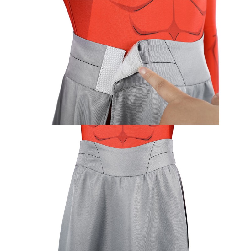 Kids Invincible Thragg Cosplay Costume Printed Viltrumite Jumpsuit