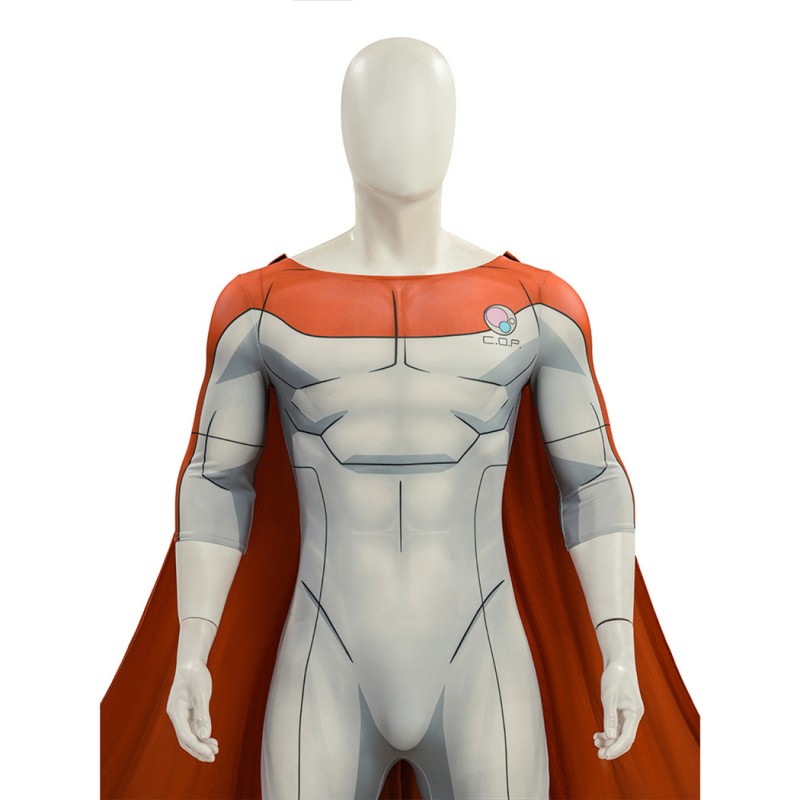 Invincible Season 4 Omni-Man Nolan Grayson Cosplay Costume Printed Jumpsuit Outfit for Men