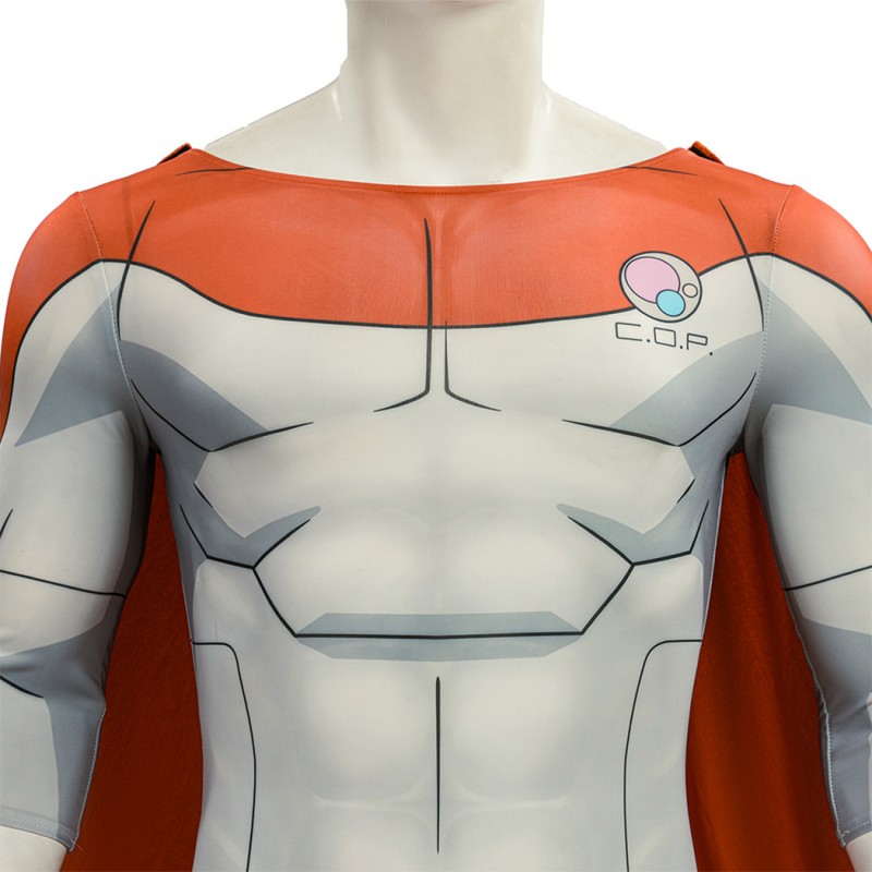 Invincible Season 4 Omni-Man Nolan Grayson Cosplay Costume Printed Jumpsuit Outfit for Men