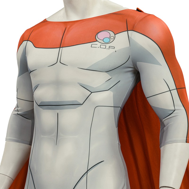 Invincible Season 4 Omni-Man Nolan Grayson Cosplay Costume Printed Jumpsuit Outfit for Men